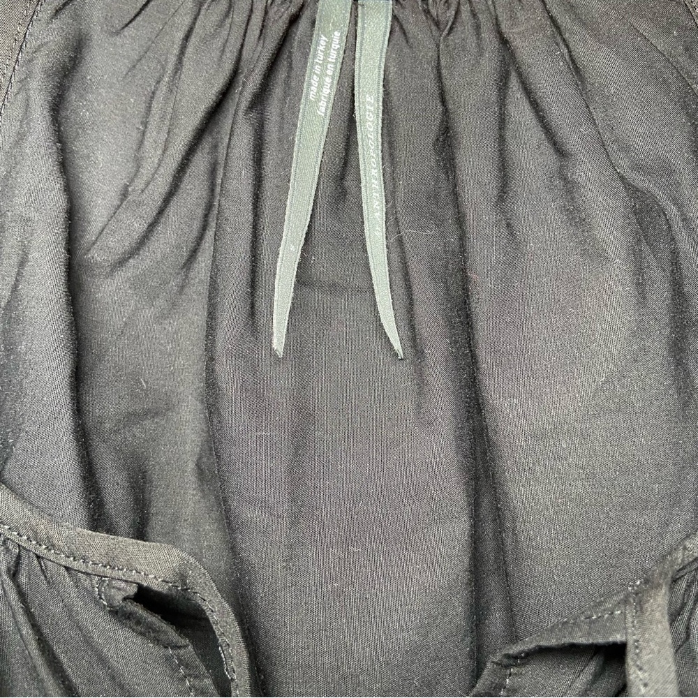 Anthropologie Long Sleeve Somerset Maxi Dress Black Small Puff Sleeve Edition - Picture 5 of 5